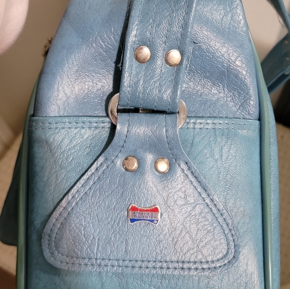 Vintage American Tourister Blue messenger bag - Picture 10 of 13